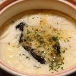 食べるお宿 浜の湯 - 鮑のグラタン