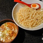 麺処 蓮海 - まぐろ豚骨醤油つけ麺(大盛)