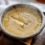 Tsukemen Raikou - カレーつけ汁です。（2024.4 byジプシーくん）