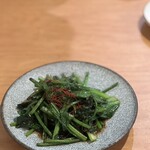 yoruhaosakehiruhako-hi-torai - 青菜の豆豉炒め