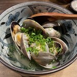 嘉肴萬菜〇いけ - あさり酒蒸し 大粒です