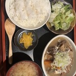 日本橋 箱根 - 牛筋煮込み豆腐定食