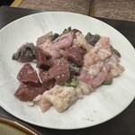 スタミナ苑 - ミックスホルモン　塩