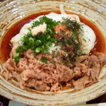 麺維新 権八 - 肉スペシャルぶっかけ(950円)