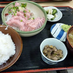 もみじや - 本マグロ特上刺身定食（１，０００円）(2009.10)