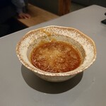Tsukishima Monja Kuuya - 鳥せせり焼きのおろしポン酢醬油