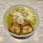 Ramen KURUMU - 肉ワンタン麺・白 1200円