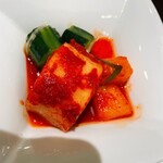 焼肉なべしま - キムチ盛り合せ