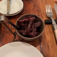 イレール人形町 - ゴボウと蓮根の赤ワインきんぴら