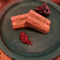 イレール人形町 - 鴨のフォワグラとパンドエピスのミルフィーユ