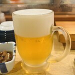 千寿司 - 生ビール