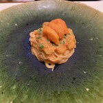 Gustare 佳乃や - 生雲丹と焼茄子の冷製カッペリーニ