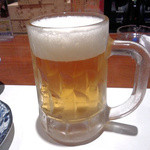 あば - 生ビール　キリン一番搾り５２０円