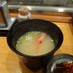 Sushi Mura - エビの頭の味噌汁