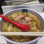 どうとんぼり神座 - 野菜が貧相に見えた