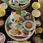 味彩の古民家 京 - 春かごランチ