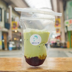 코우치 푸딩테이 - 말차 푸딩 라떼