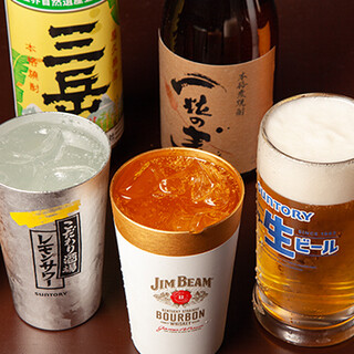 Variety of drink menus ◎ No need to worry if you are bringing children or don't like alcohol.
