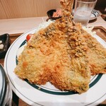 豊洲場外食堂魚金 - アジフライ定食_¥1,100