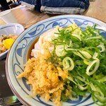 Marugame Seimen - 鶏めし定食 麺はぶっかけ冷の大盛