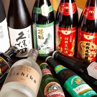 We have a wide selection of alcoholic drinks that go perfectly with Chinese food. Izakaya (Japanese-style bar) use is also welcome.