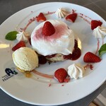 Seaside Cafe Hanon - いちごのパンケーキ