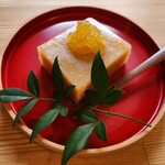 季より - 甘味は白小豆の羊羹/無農薬のゆずジャム添をセレクト
