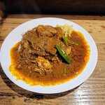 もりやま屋 - チキンカレー+ミニチャイセット、1,200円