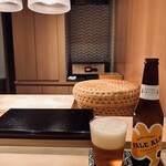 すし 良月 - 和歌山の地ビールでスタート