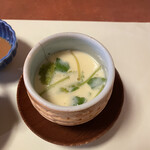Kuishimboumatsumura - 蟹味噌の味がした茶碗蒸し。美味。