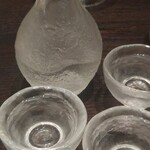 Setsugetsuka - 冷酒で乾杯〜この冷酒は、ほとんど次男が飲みきりましたよぉ～（笑）www