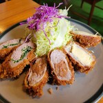 Tonkatsu Oozeki - 三色ひれかつ定食