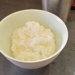 麺や 福はら - ご飯並みにしては少なめ