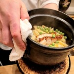 馬車道 大かわ - 筍と金目鯛のご飯