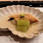 馬車道 大かわ - 穴子と蕗