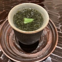 道後 海舟 - 今活産　神経〆天然鯛の白子茶碗蒸し
