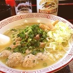 つけめん　小池 - 鶏白湯ラーメン鶏団子増し！