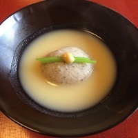 ろあん松田 篠山店 - 冬場限定の白味噌仕立てのそばがき！