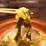 しゃぶしゃぶ 山笑ふ - 野菜たっぷりありがたい