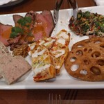 エノテカ・リオーネ - オードブル盛り合わせ(5種4人前)