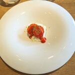 olio - パンナコッタ　苺を乗せて