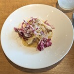 olio - 茶美豚のトレビス ペコリーノのオイルソース