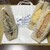 サンカクサンド by eimy sandwich - 料理写真:自家製ツナと大葉・奥久慈卵・オーロラソースとエビカツ