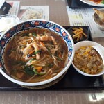 廣州飯店 - サンマー麺セット