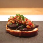 フィエルテ - マッコウクジラ ハツ/イベリコ豚/胡桃