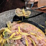 島田料理店 - ほうれん草のパスタだよ確か