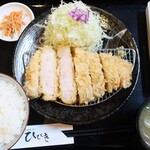 とんかつ ひびき - 料理写真:林ＳＰＦロースかつ定食（特上）