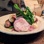 島田料理店 - 妻沼自然豚のローストとサルシッチャ