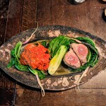 島田料理店 - ヒレのローストと左は煮込みだっけな