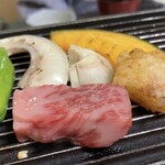 湯元ホテル阿智川 - 信州牛？陶板焼き